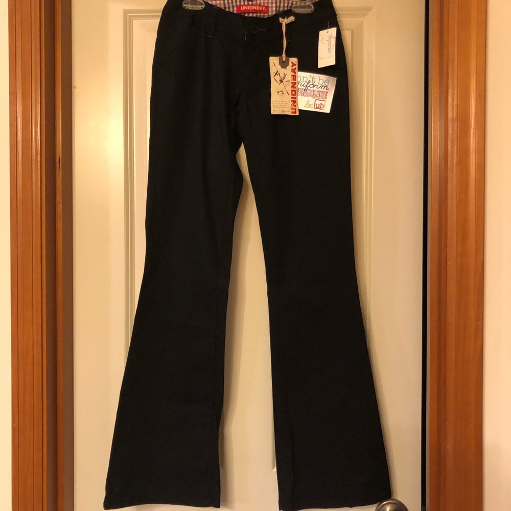 UNIONBAY “Heather” black juniors pants